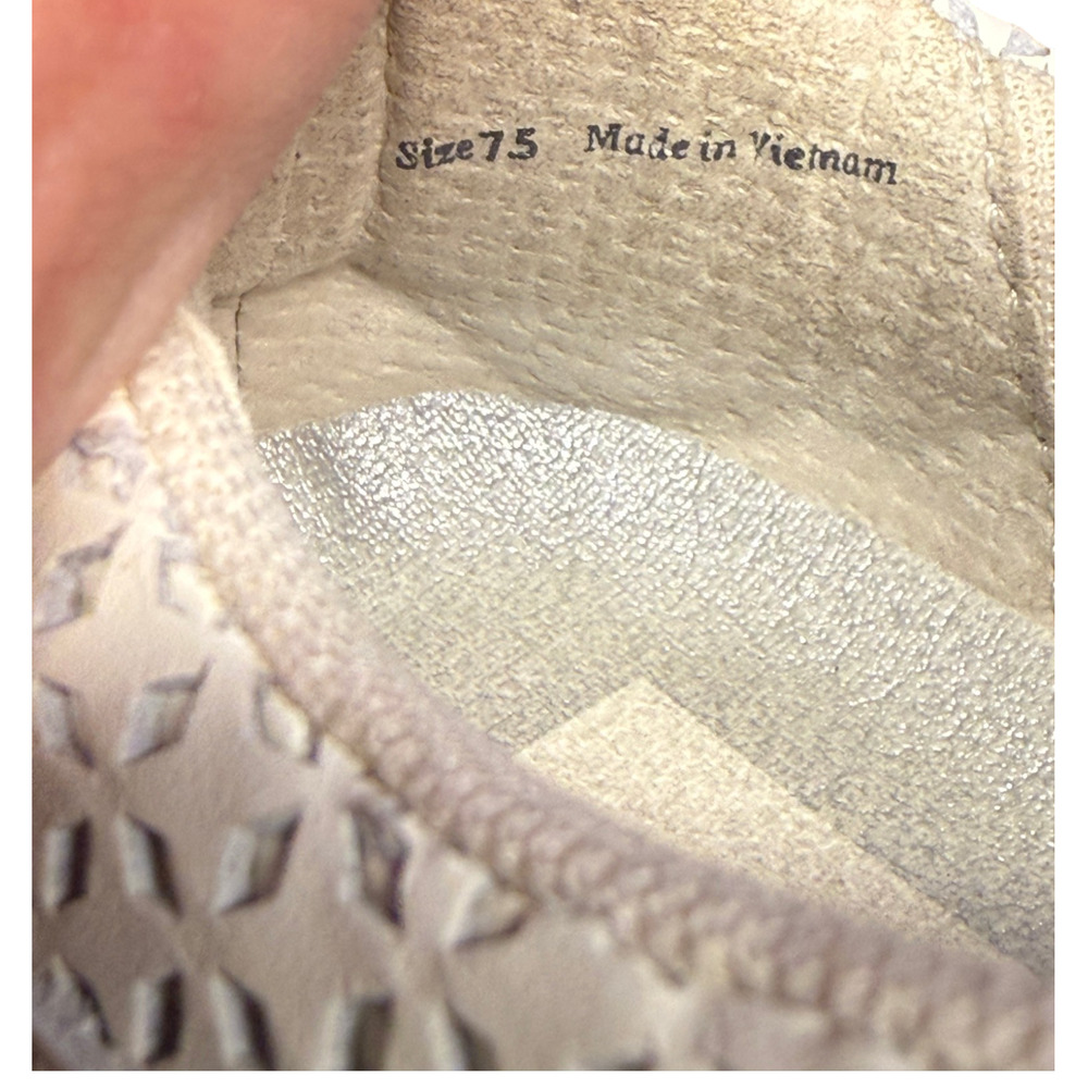 Dolce Vita Dashia Women's 7.5 White Leather Platform Sneakers - Picture 10 of 11